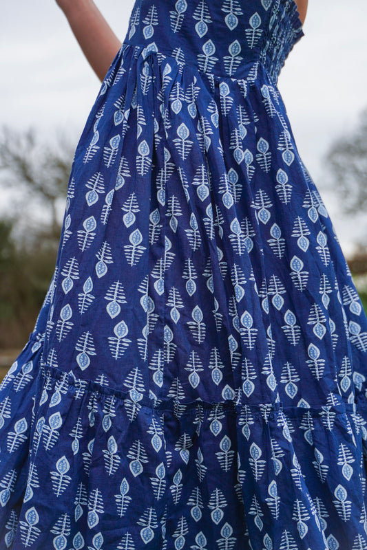 Periwinkle Dress in Navy